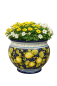 Preview: Vase en céramique artisanale de Toscane avec application citron